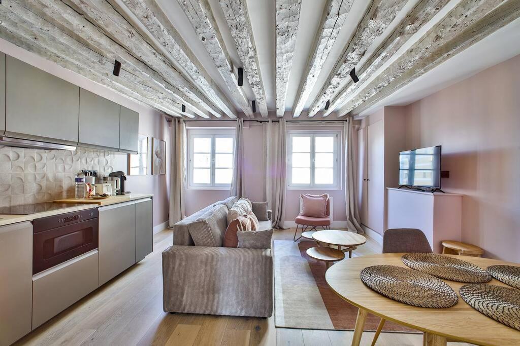 41.Typical Parisian Flat#4Pers#Le Marais#Beaubourg公寓 外观 照片
